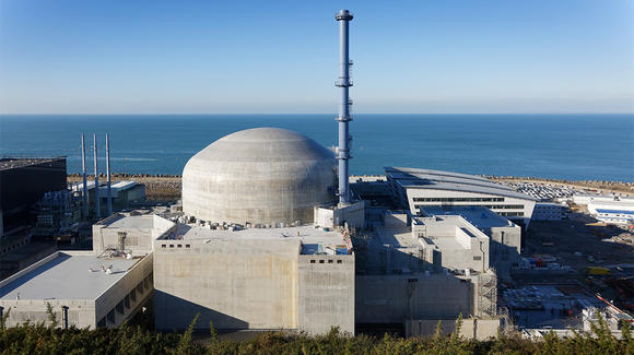 Foto: La central nuclear de Flamanville (Francia) de EDF. Fuente: EDF